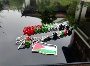 Palestina colier pavilion monedă tricou autocolant auto telefon caz patch-uri de pin bratari masina-Birou-Acasa oglindă agățat cadou