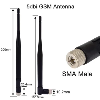20 buc 5 dbi antena GSM gsm 824-960Mhz 1710-1990Mhz SMA tată Adaptor de conector