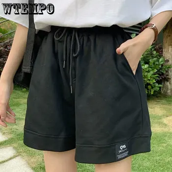 WTEMPO Talie Mare pentru Femei Pantaloni de Vara Subtiri Pantaloni Largi Picior coreeană de Moda StreetWear de sex Feminin de Îmbrăcăminte de Epocă Pantaloni Casual 2023