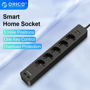 ORICO USB HUB USB prelungitor Electronice Mufa Surge Protector UE Plug Extensia Smart Home Office Soclu Montat pe Perete Încărcător