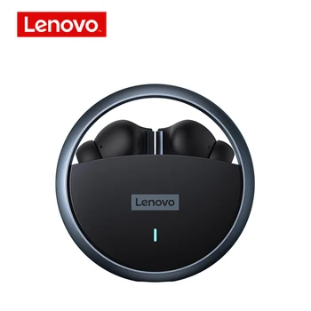 Nou Original Lenovo LP60 TWS Căști fără Fir, Căști Bluetooth Rotativ de Metal Cavitatea Inel de Sport Jocuri de Căști cu Microfon
