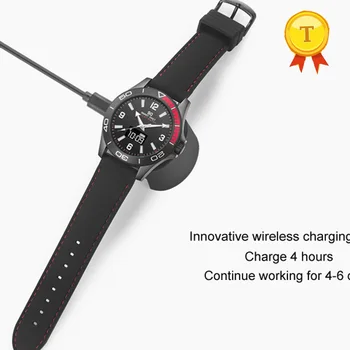 2018 Nou design de încărcare Wireless bărbați bluetooth 4.0 smart sport ceas cu ceas cu alarmă apel mesaj amintindu-pentru ios android