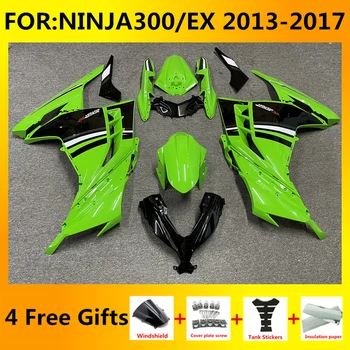 Noi ABS Motocicleta Carenaj kituri se Potrivesc pentru ninja EX 300 EX300 ZX300R ninja300 2013 2014 2015 2016 2017 carenajele kit set verde negru
