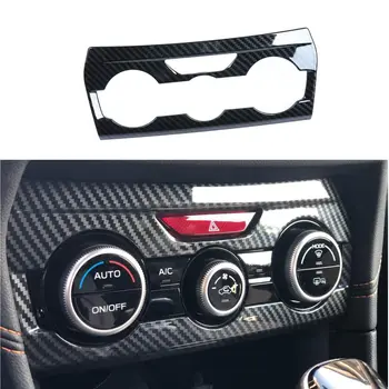 Fibra de Carbon Consola de Bord Panoul de climatizare Comutator Capac Ornamental pentru Subaru XV Crosstrek Impreza 2018-2020