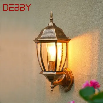 DEBBY Clasică în aer liber Lampa de Perete rezistent la apa IP65 Retro Sconces de Iluminat Decorative pentru Casa Prispa