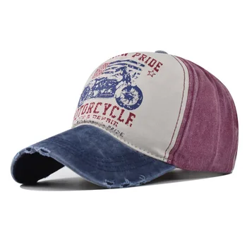 American Spălat Bumbac Șepci De Baseball Pentru Primavara-Vara Snapback Hat Hip Hop Montate Capace Casual În Aer Liber Multicolor Bărbați Femei Pălării