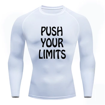 Noul Brand Confortabil Oameni de Compresie Sub Base Layer Top cu Maneci Lungi Colanti Sport Rashgard de Funcționare T-shirt Gym T Shirt de Fitness