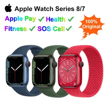 Original Apple watch Seria 8 Bărbați Ceas pentru Om Femeile Smartwatch-ul iWatch 41MM/45MM Sport cu GPS Inteligent Uita-te la Seria 7