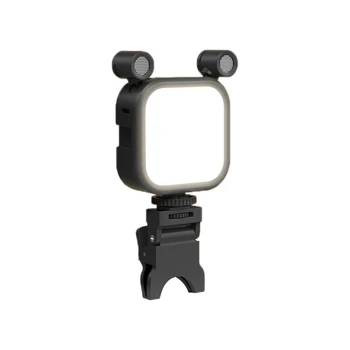De vânzare cu amănuntul Mini Clip-On Telefon Mobil Lumina de Umplere cu LED-uri de Lumină Selfie Video Live de Lumină RGB 2500K-9000K Cu Microfon Umple Lampa
