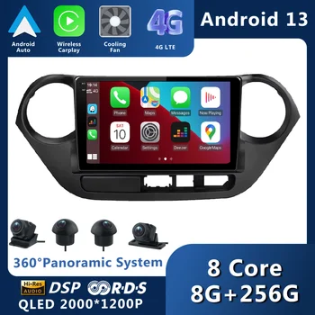 Android 13 Pentru Hyundai Grand I10 2013 - 2018 Radio Auto Multimedia GPS de Navigare Radio Auto Stereo Player Video DSP WIFI 4G