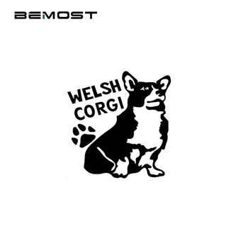 BROSHOO Styling Auto Drăguț Welsh Corgi Câine de Companie Autocolant Welsh animale de Companie Auto Autocolant Fereastra Corpul Decalcomanii Auto Accesorii