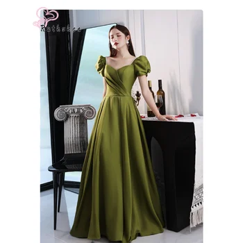 Elegant Verde Rochii de Bal Mâneci Scurte Rochii de Petrecere pentru Femei 2023 Ocazie Formale
