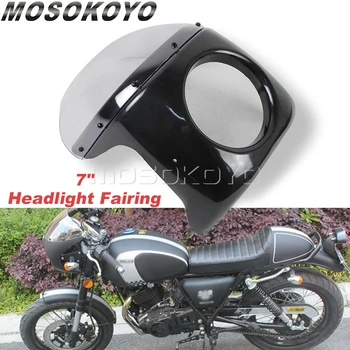 Motocicleta Cafe Racer 7inch Carenaj cu Faruri Parbriz Kituri Pentru Harley Sportster Bobber Elicopter Touring Honda Suzuki Universal