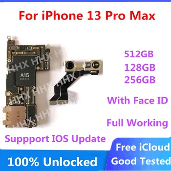 Complet Testat Placa de baza Pentru iPhone 13 Pro Max Sprijin Actualizare Curat iCould Logica Bord 128g/256g Original, Placa de baza Cu ID de Fata