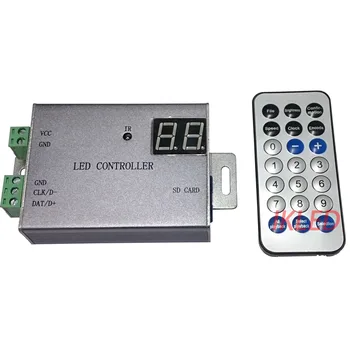 lumini cu led-uri controler,1 port unități max 4096 pixeli,infraroșu control de la distanță,DMX512,WS2812,UCS1903 controller,software-ul exclusiv