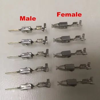 50sets/lot 3.5 mm de sex Masculin și de sex Feminin Bornă de Sertizare Terminale (Pini) Pentru VW Skoda Grupul VAG VWConnector Plug
