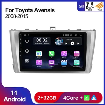 Android 11 Car Audio Stereo Pentru Toyota Avensis 3 2008 2009 2010 2011 2012 2013 2014 2015 Multimedia BT SWC Carplay Autoradio