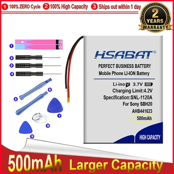 HSABAT 0 Ciclul de 500mAh 381424 AHB441623 Bateriei pentru Sony SBH-20 SBH20 cu Cască fără Fir de Înlocuire Acumulator