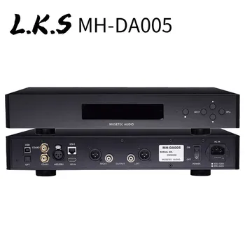 L. K. Audio MH-DA005 Decodor ES9038pro PCM384KHz DSD512 Dop64 LKS DA005 DAC IIS Coaxial OPTA AES EBU USB Pilot Decodor