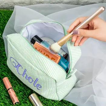Materialul Sac de Cosmetice machiaj geanta pentru Femei Lady articole de Toaletă de Călătorie Sac Portabil Tote Sac Pătrat Shpe Pungi Mici de Depozitare Sac