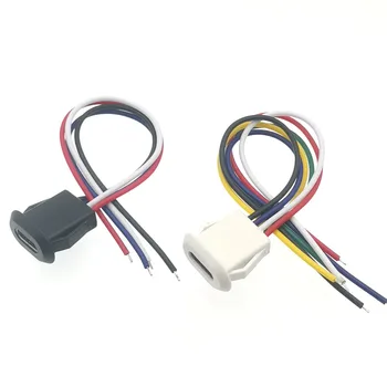 USB-C 2pin 4pin 5pin Curent Mare de Încărcare Priză Cu date de TIP C Tip Feminin C PH2.0 Impermeabil Femeie Conector Jack