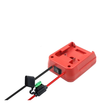Convertor Adaptor I/O a Comuta 30A Siguranță Pentru Milwauke 14.4 V/18V M18 20V Litiu Acumulator Extern de Putere de Aprovizionare Conector DIY