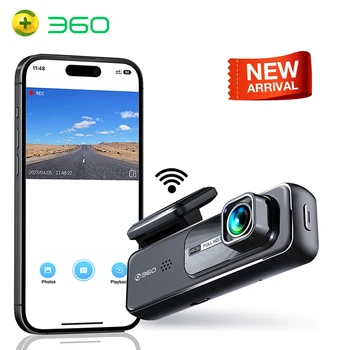 360 Dash Cam pentru Camera Auto pentru Vehiculul 1080P APP HK30 WiFi G-Senzor DVR Auto 24H Parcare Monitior FOV130° Noaptea Video Recorder