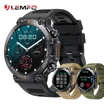 LEMFO de Fitness ceasuri Sport 100+ modul Inteligent ceasuri Pentru barbati 400mAh 7 zile de viață a bateriei de apelare Bluetooth Smartwatch Monitor Cardiac