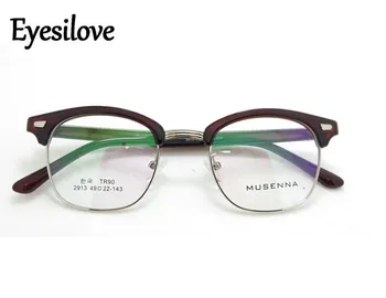 Eyesilove epocă acetat full-rim rame optice TR90 rame ochelari de vedere pentru femei pe baza de prescriptie medicala ochelari miopie
