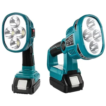 12W 18V Portabil Lampă cu LED-uri Lanterne Lumina de Lucru Incarcator USB se Potrivesc Pentru Makita Li-ion Lanterna Spoturi în aer liber de Urgență