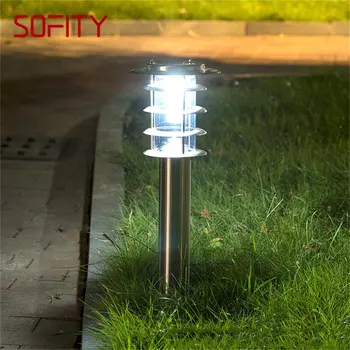 SOFITY în aer liber, Solar Gazon Lampa Contemporane LED-uri Impermeabil Grădină Terasă Lumina pentru Acasă Veranda Vilei