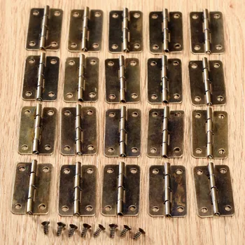 40Pcs 30x17mm Antic Cabinet Balamale Mini Balamalele Ușii Cabinetului Sertar Cutie de Bijuterii Decora Balama Mobilier Accesorii Hardware