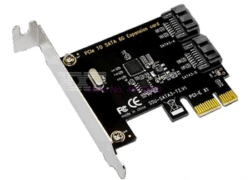 50pcs 1X, 4X, 8X, 16X PCI-E Carduri PCI Express SATA 3.0 2 Porturi SATA III 6Gbps Expansiune Adaptor Placi Add Pe Carduri