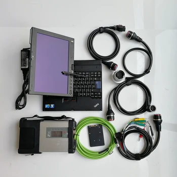MB Star C5 SD se Conecteze 5 Compact pentru Auto Camioane Diagnosticul de programare auto scanner+SSD de 480GB+X200t laptop, tableta