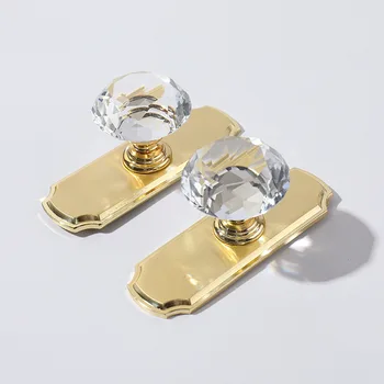 2 buc 30mm Cristal de Diamant Cabinet Trage cu Placa Dulap Sertar buton Dulap de Bucatarie Dulap Ușă Mânere Mobilier Hardware