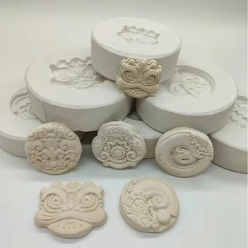 Gips Mucegai pentru a Face Lut Turnare guofeng Stil Chinezesc Model Animal Mucegai Placă Ceramică Ceramică, Unelte Accesorii pentru Decor