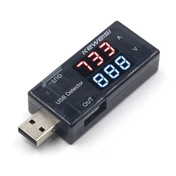 Dual USB Tensiune de Curent de Încărcare Detector Tester Baterie, Voltmetru, Ampermetru Încărcător Tester KWS-10VA