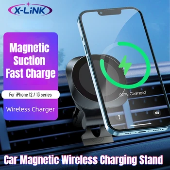Magnetic cu Suport de Telefon Magsafe Inel Caz de Bord fantele de Montare Rotație de 360 de Grade pentru IPhone 13 / 12 Masina Încărcător Wireless