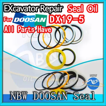 Pentru Doosan DX19-5 Excavator Ulei Seal Kit de Reparație de Înaltă Calitate DX19 5 Cilindri BOOM BRAȚ Găleată Pompa Hidraulica Excavator Regla Leagăn