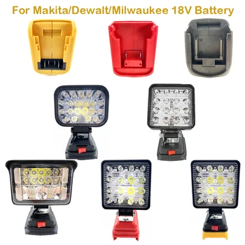 Pentru Makita/Dewalt/Milwaukee 18V Li-ion 3/4 inch Lumina de Lucru cu LED-uri Lampă fără Fir de Urgență Inundații Lămpii Portabile Lanterna
