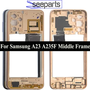 Nou Pentru Samsung Galaxy A23 4G Mijlocul Cadru A235F A235M corp Mijloc Rama Mijloc Placă de Piese de schimb