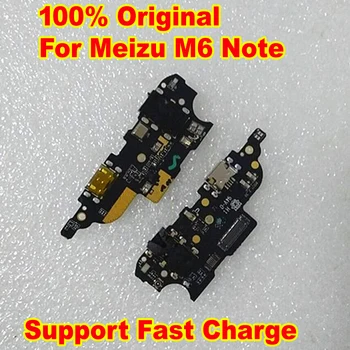 Inițială de Încărcare de Bord Pentru Meizu m6 notă Meilan Nota 6 Mufă USB de Încărcare Rapidă Bord Încărcător Cu Microfon Auto Jack Flex Cable