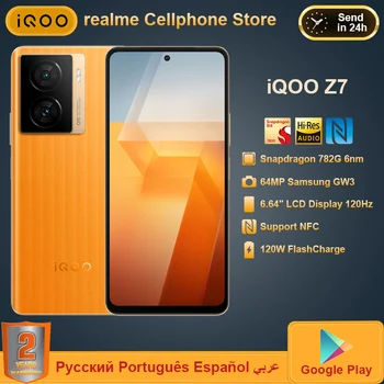 vivo iQOO Z7 5G Telefon Mobil Snapdragon 782G 6.64
