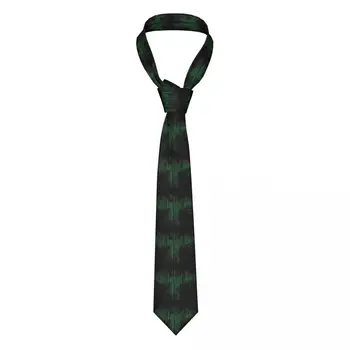 Matricea Trinity Film Cravata Barbati Femei Mătase Poliester 8 cm Înguste Cod Binar Gât Cravata pentru Barbati Accesorii Gravatas Birou