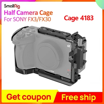 SmallRig Camera Complet Cusca Pentru Sony FX3 FX30 Cu Clemă de Cablu Rece de Pantofi & NATO Feroviar Cinema Camera Kituri 3277 Jumătate de Fotografiat Cușcă 4183
