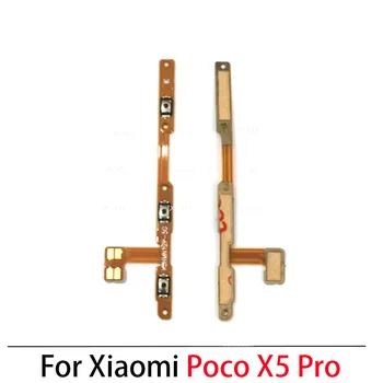 50PCS Pentru Xiaomi Mi POCO X5 Pro Power On Off Buton Lateral Volum Cablu Flex