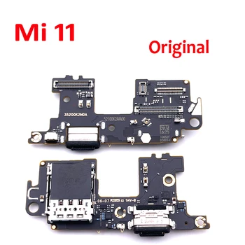 Original, cel Mai bun Cost de Bord Pentru Xiaomi Mi 11 mi11 Microfon Modulul Port USB de Încărcare Cablu Flex Conector Placă Subboard