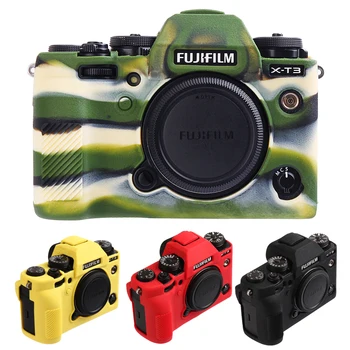 Silicon moale de Cauciuc Camera Protector Piele Caz Corp Pentru Fujifilm Fuji X-T3 XT3 Camera Bag protector de acoperire