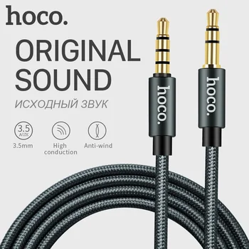 HOCO Aux Cablu cu Microfon Jack de 3,5 mm tată-tată Cablu Audio Jack 3.5 pentru Masina de iPhone, MP3 / MP4 Căști Difuzor