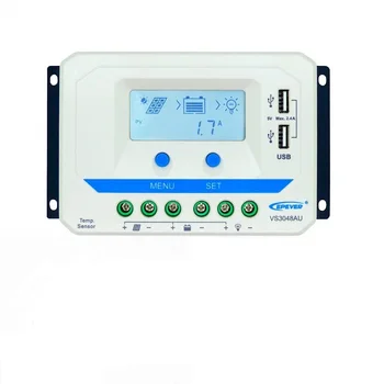 30APWM Controler de Încărcare Cu 48V Display LCD Și Două Porturi USB,Cost-Eficiente Pentru Electrificarea Rurală Și Acasă Sistem de Putere